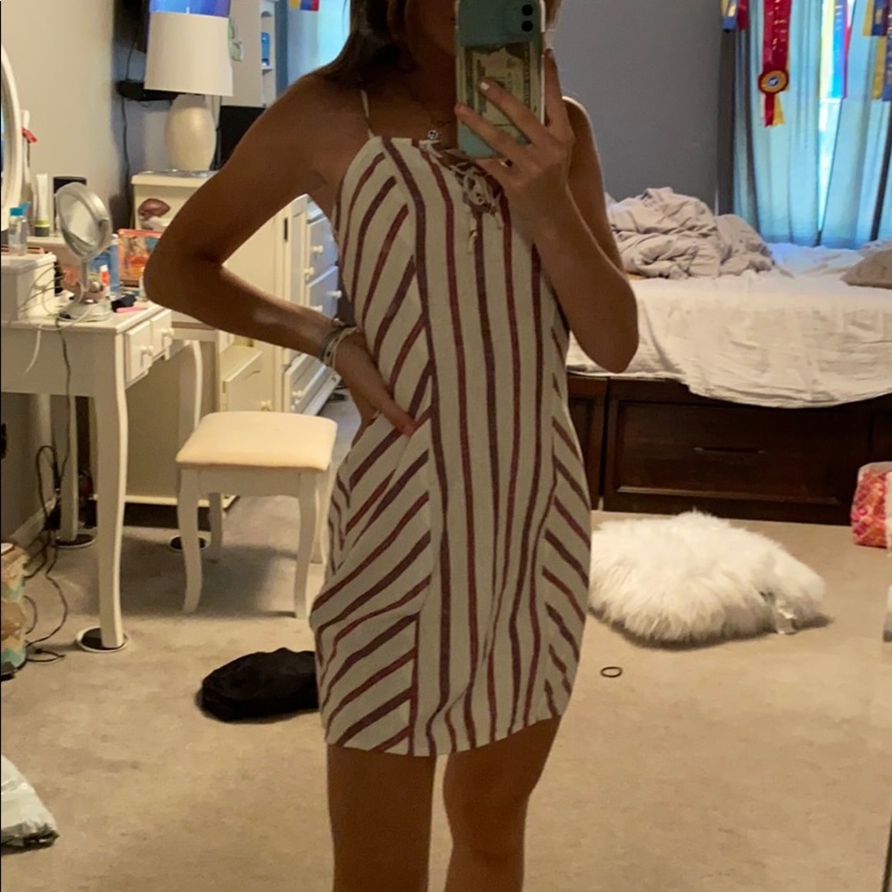 striped dress